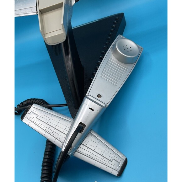 P-51 Mustang Fighter Aircraft Telephone Desk Phone Plane By Telemania - Picture 13 of 16